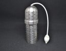 verlengbare thee-ei /specerijen cylinder; rvs, 3 standen; 38-44/114mm
