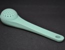 thee-ei lepel, siliconen, mint groen; 43/166/17/40mm