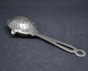thee-ei lepel, steel met sleuf- en rond gat, vernikkeld; 35/27/50-130mm