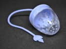 thee-ei Lichtblauw + transparant kunststof +silicone kettinkje, 1/5; �45/53mm