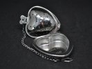thee-ei Hartje rvs met hartvormiglekbakje 'Tea With Love In A Cup'; 40-47/25mm