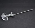 thee-ei Schelp aan steel, rvs, scharnierklem; 45/35/60-220mm