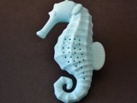 thee-ei Zeepaardje lichtblauw, silicone; 90/58/28mm
