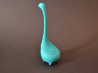 thee-ei lepel Nessie groen, silicone; 145/47/47mm